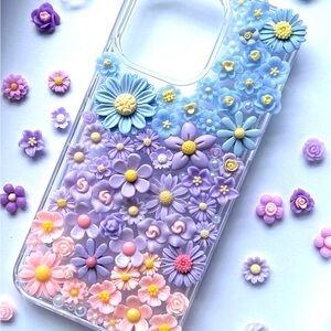 Floral Ombré Phone Case - Multicolor